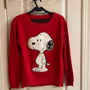 Peanuts Snoopy Junior Red Sweatshirt Like New‎